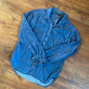 Prana Women’s Denim Button Up - Small - Lightweight Fabric